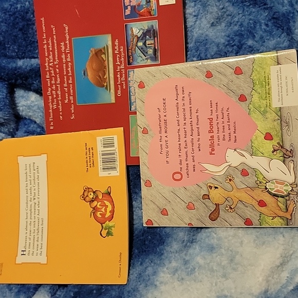Bundle of 3 Holiday Themed Picture Books Halloween, Valentines Day, ThanksGiving - Picture 2 of 9